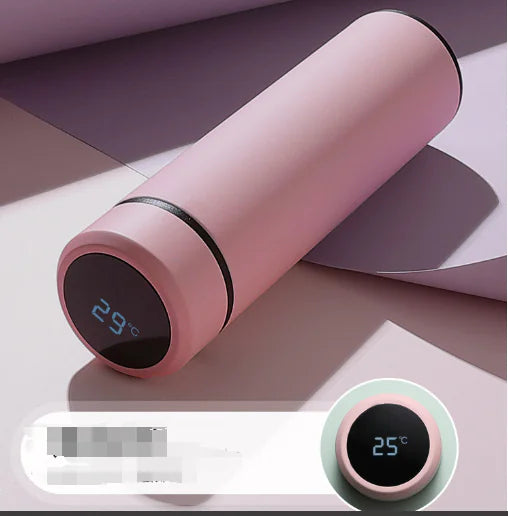 Smart Isoleret Termokopp med Temperaturdisplay – Hold perfekt temperatur hele dagen