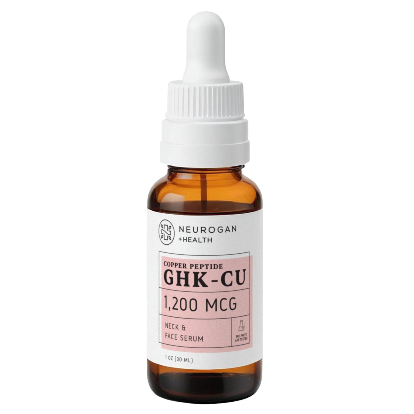 Naturlig Kobberpeptid Serum 1200 mcg (Ansikt + Hals)