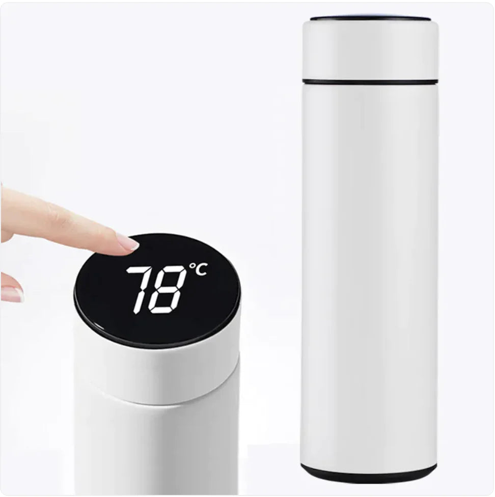 Smart Isoleret Termokopp med Temperaturdisplay – Hold perfekt temperatur hele dagen