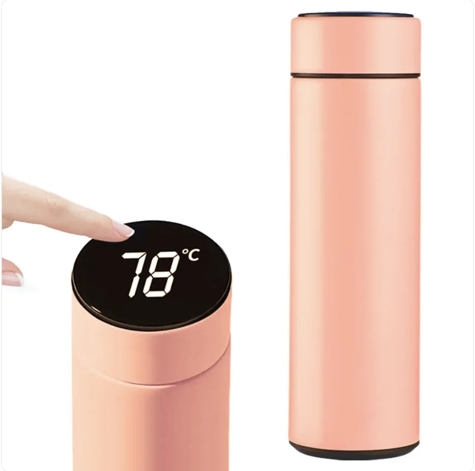 Smart Isoleret Termokopp med Temperaturdisplay – Hold perfekt temperatur hele dagen