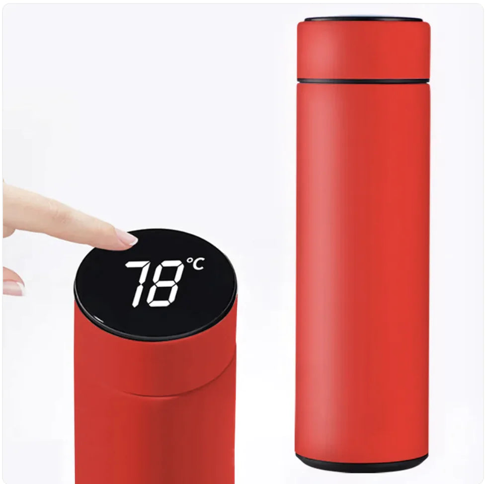 Smart Isoleret Termokopp med Temperaturdisplay – Hold perfekt temperatur hele dagen