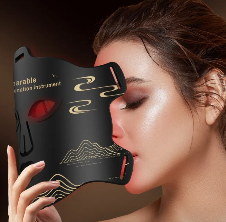 Ny Infrarød Fototerapi Ansiktsmaske