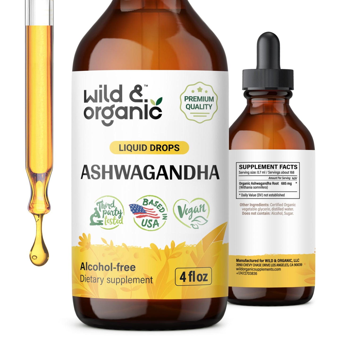 Wild & Organic Ashwagandha Dråper