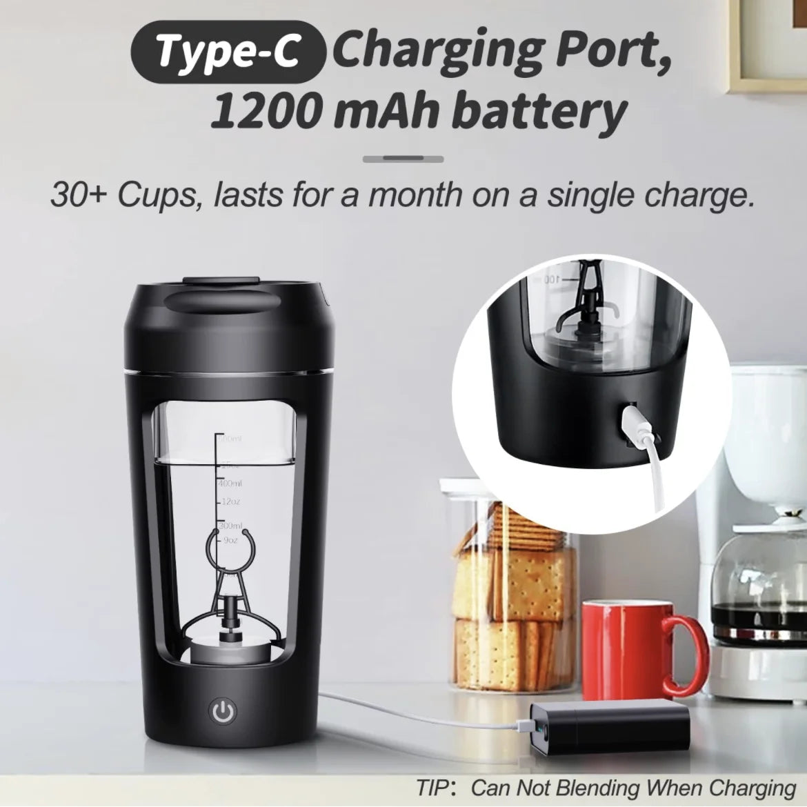 Elektrisk Bærbar Protein Shaker Flaske