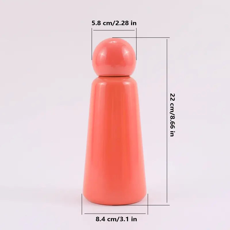 Premium Isoleret Vannflaske 500 ml – 24 t Kald / 12 t Varm – Rustfritt Stål