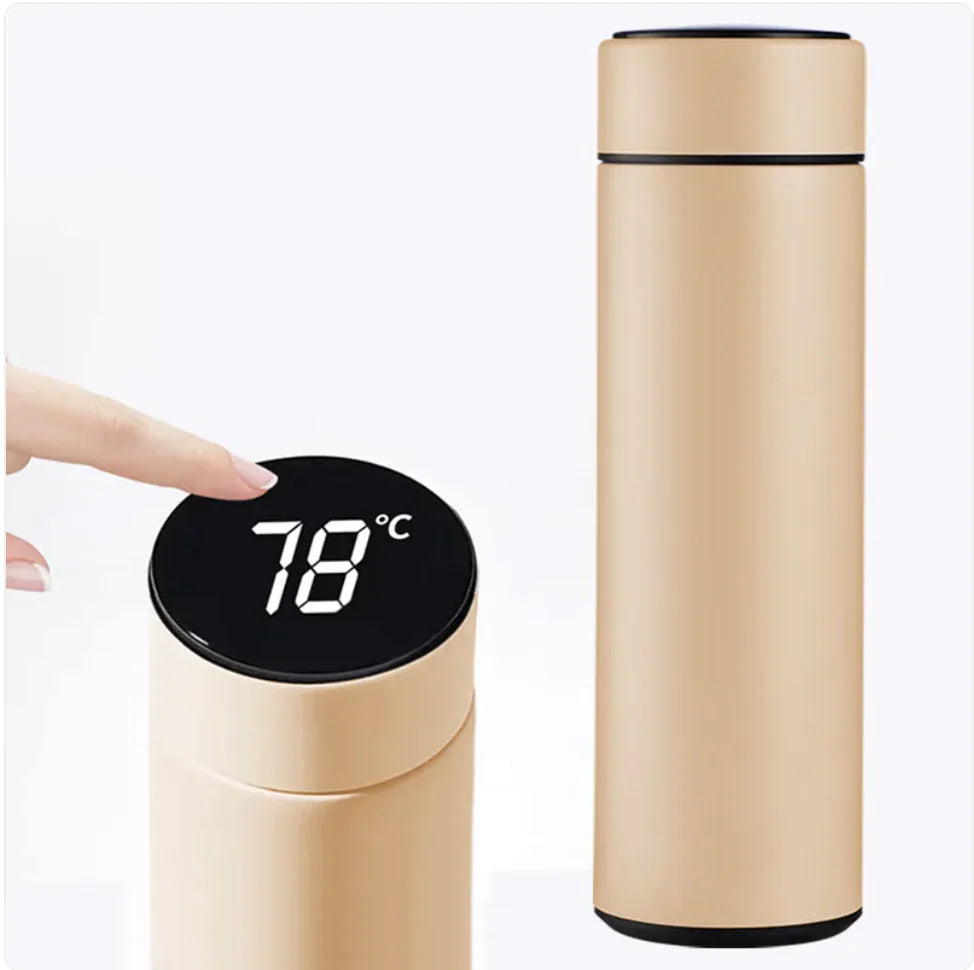 Smart Isoleret Termokopp med Temperaturdisplay – Hold perfekt temperatur hele dagen